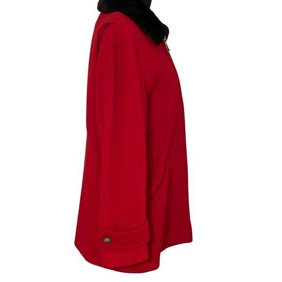 Jonathan Michael Vintage Wool Faux Fur collar - Picture 5 of 14